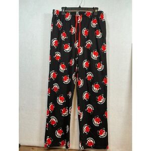 Disney Pixar The Incredibles Dad Pajama Pants Men's M Black Red Lounge Sleepwear